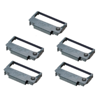 6 x Ribbon Cartridge ERC30 34 38 Black Indelible (Dry Cleaning) SRP275 SRP270 TM-U220 Impact Printers