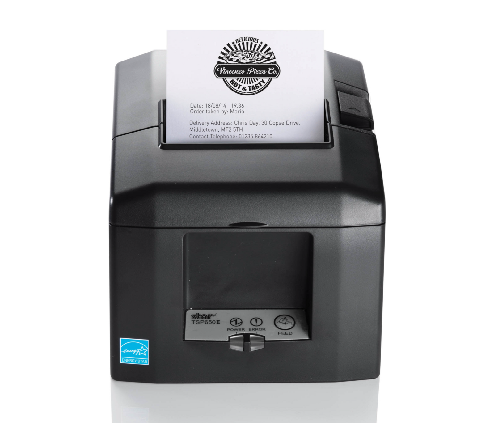 Star Micronics TSP654II CloudPRNT Receipt Printer TSP654II01X-GRY