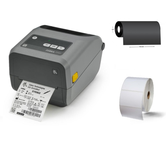 malt Skov at fortsætte Zebra ZD420 Thermal Transfer Label Printer Consumables