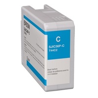 Epson C6500/C6000 Ink Cartridge CYAN GLOSS C13T44C240 SJIC36P-C