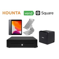 Kounta Vend Square POS Bundle - iPad, iPad Stand, Printer and Cash Drawer