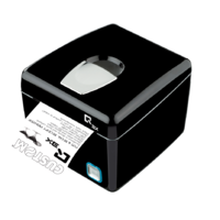 Custom Q3X Thermal Receipt Printer USB Serial Glossy Black 911FF010100333