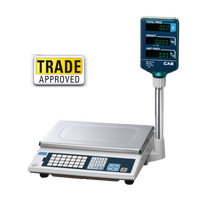 CAS AP-1 Plus Price Computing Scale with ECR Interface - Select Model 15kg or 30kg
