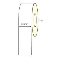Epson TM-C3500 C4010A Inkjet Continuous Label Roll -  55mm x 30 Meter Long Permanent (4 Rolls)