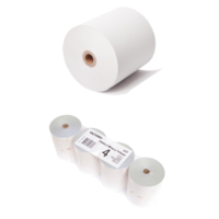 80mm x 80mm Thermal Receipt Paper for POS Printers (4 Rolls)