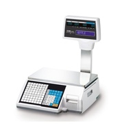 CAS CL-5500 Scale with Barcode Label and Receipt / Ticket Printing (Trade Approved) CL5500