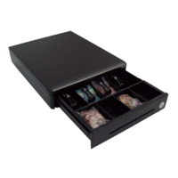 SAM4S Small Cash Drawer With 24V Solenoid Black
