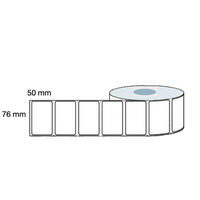 76mm x 50mm Direct Thermal Labels 50,000 labels for Mobile Label Printers