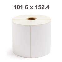 Shipping Label Roll 101.6mm x 152.4mm (5 Rolls of 400 labels per roll, Permanent Adhesive)