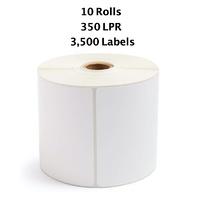 10 x Rolls Startrack Shipping Labels 102mm x 150mm (350 labels per roll, Permanent Adhesive) 102x150
