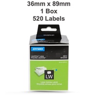 2 x Label Box 36mm x 89mm (520 labels per box)