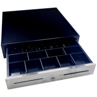 GOODSON GC-54 9 Coin 5 Note Cash Drawer Black GC54BL