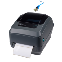 Zebra GK420T 4 inch Thermal Transfer Label Printer (Ethernet & USB) GK42-1022P0-000