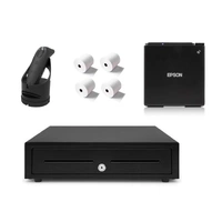 LightSpeed X LightSpeed R Shopify Wifi Printer POS Bluetooth Hardware Bundle Black