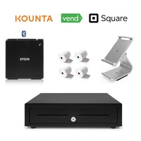 Kounta Vend Square POS Bluetooth Hardware Bundle with VPOS Stand