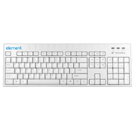 ELEMENT KEYBOARD ECT104-BL 104 KEY IP68 WHITE  KBETECT104WH