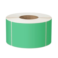 Thermal Transfer Labels 76mm X 48mm X 76mm Core (6 Rolls Of 3,000) Green