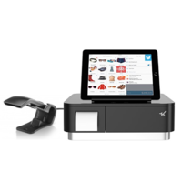 MPOP All In One Receipt Printer, Scanner, Cash Drawer And Tablet Stand (Black)