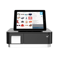 mPOP All in One Receipt Printer, Cash Drawer and Tablet Stand (Black)