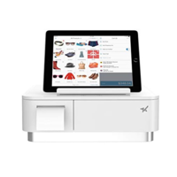 mPOP All in One Receipt Printer, Cash Drawer and Tablet Stand (White)