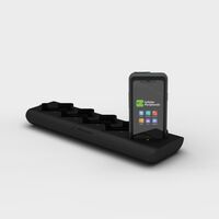 Linea Pro 5-bay drop-in charger to suit Linea Pro Rugged for iPhone XR/11 with Flex Case PSLP5-LPRXR11F