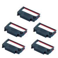 5 x Black and Red Ribbons for the Bixolon SRP275 SRP270 Impact Printers GRC-201BR