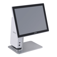 White Sam4s Forza-155 i5 15 inch Touch Screen POS Terminal with Windows 10 IOT SPTF155WS-40128SD
