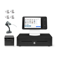 Square Stand Retail POS System for iPad with Zebra LS2208 Barcode Scanner 