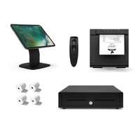 Shopify LightSpeed X or R Bluetooth POS Bundle - iPad Stand, Printer, Scanner, Cash Drawer