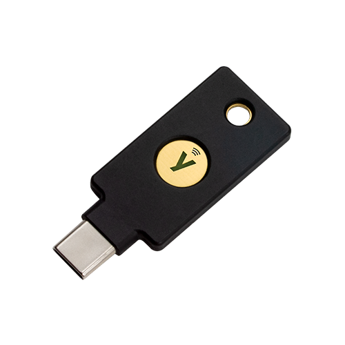 Yubico YubiKey 2FA Security Key V5C NFC Black V5.7 USB-C 5060408462331