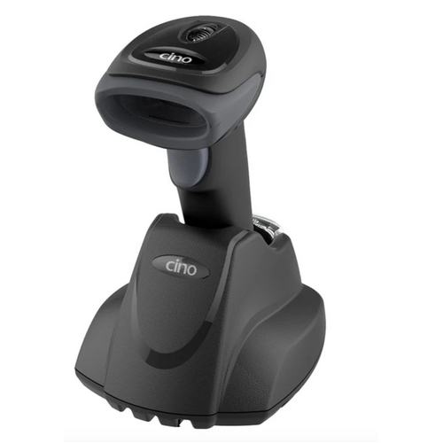 Cino A670BT Fuzzyscan 2D Cordless Bluetooth Barcode Scanner USB Cradle