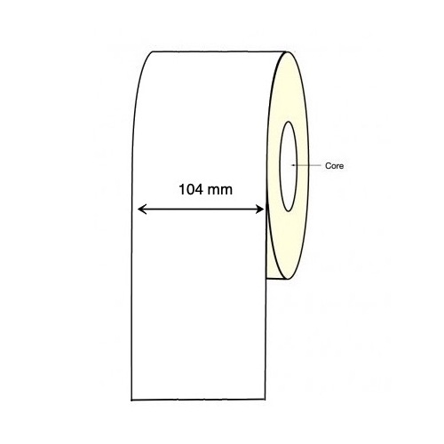 Epson TM-C3500 C4010A Inkjet Continuous Label Roll -  104mm x 30 Meter Long Permanent (2 Rolls)