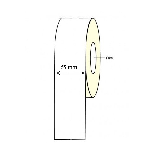 Epson TM-C3500 C4010A Inkjet Continuous Label Roll -  55mm x 30 Meter Long Permanent (4 Rolls)