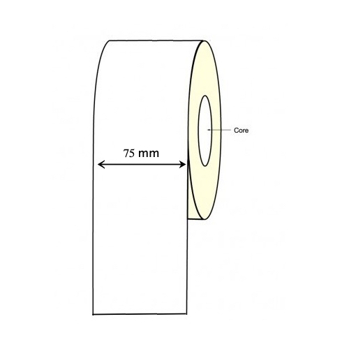 Epson TM-C3500 C4010A Inkjet Continuous Label Roll - 75mm x 30 Meter Long Permanent (4 Rolls)