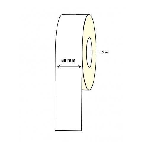 Epson TM-C3500 C4010A Inkjet Continuous Label Roll - 80mm x 30 Meter Long Permanent (3 Rolls)