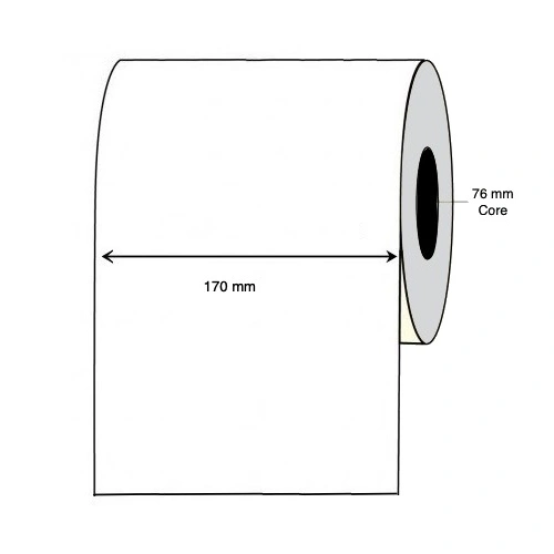 Inkjet Continuous Label 170mm x 60 Meter Permanent Epson CW-C6500