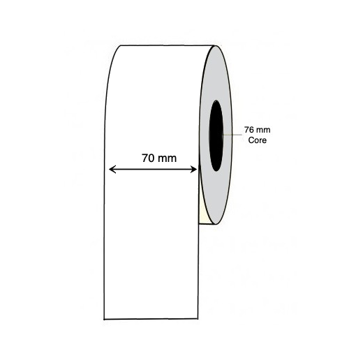 Epson CW-C6000 Inkjet Continuous Label Rolls - 70mm x 60 Meter Permanent