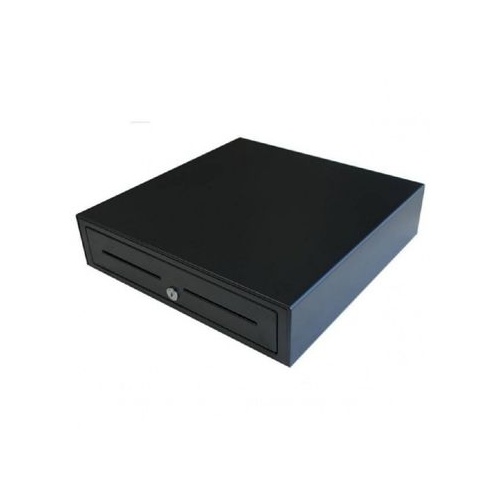 VPOS EC410 Cash Drawer 5 Note 8 Coin 24V Black CDDIEC410BAU