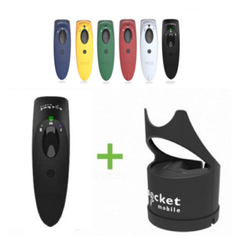 Socket S720 Cordless Bluetooth Scanner + Dock (1D, 2D, QR, Select Colour)