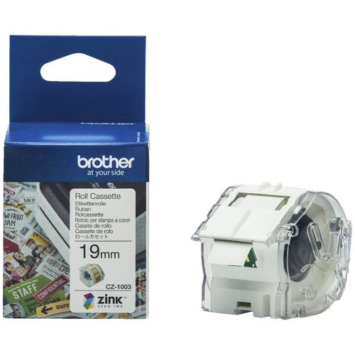 Brother CZ1003 Colour Label Roll 19mm wide 5 meter long CZ-1003