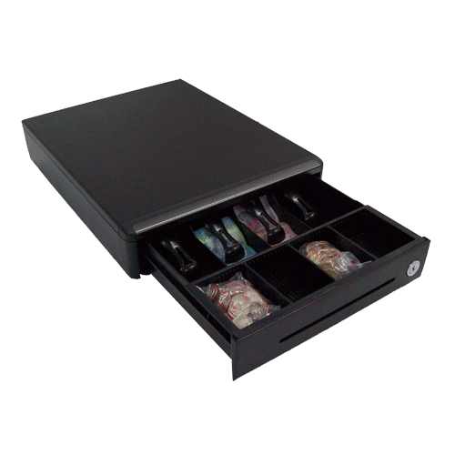 SAM4S Small Cash Drawer With 24V Solenoid Black