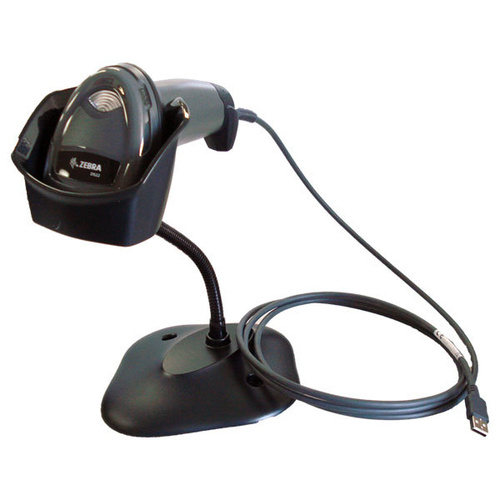 Square Compatible Zebra DS2208 Corded Barcode Scanner 2D USB Cable Stand