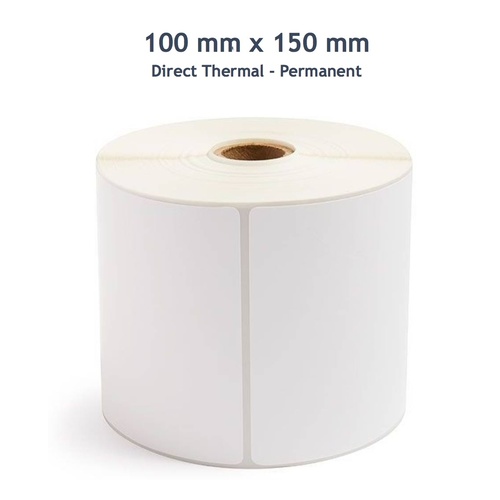 Shipping Label Roll 100mm x 150mm (5 Rolls of 400 LPR Permanent Adhesive)