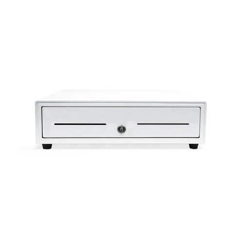White Cash Drawer for Receipt Printers - 5 Note 8 Coin - EC410