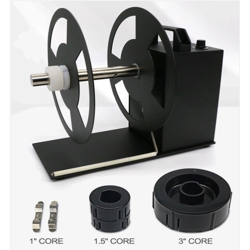 Label Rewinder A6 with Label feeding function - 120mm Wide 230mm OD