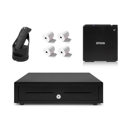 LightSpeed X LightSpeed R Shopify Wifi Printer POS Bluetooth Hardware Bundle Black
