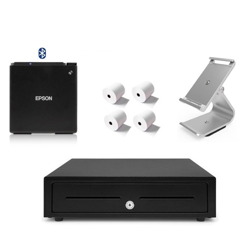 LightSpeed Shopify Kounta POS Bluetooth Hardware Bundle with Tablet Stand