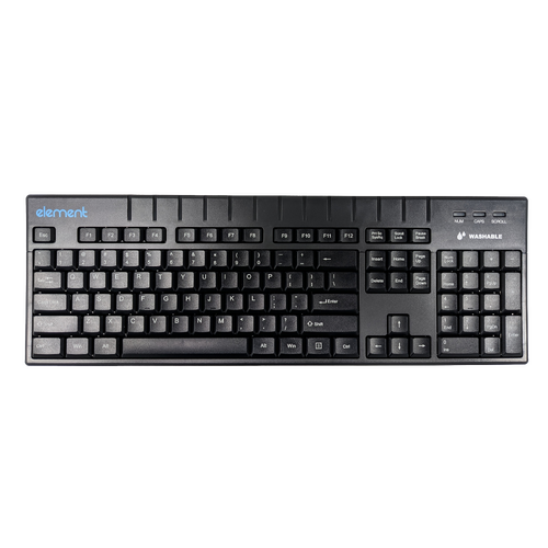 ELEMENT KEYBOARD ECT104-BL 104 KEY IP68 BLACK KBETECT104BL