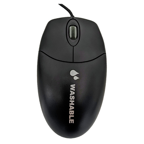 Element Medical Grade Washable Mouse Black ECT408-BL Scroll  KBETECT408BL