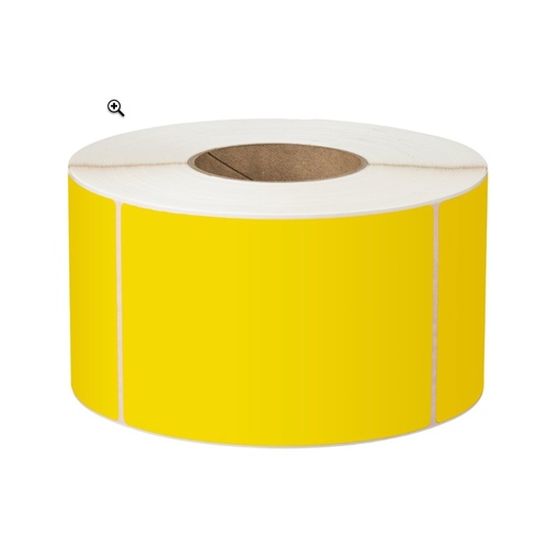 Thermal Transfer Labels 76mm X 48mm X 76mm Core (6 Rolls Of 3,000) Yellow